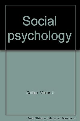 Social psychology