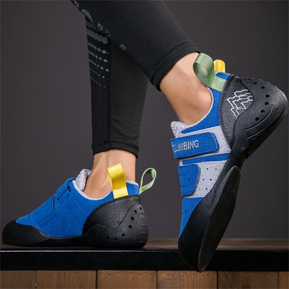 Mens Womens Youth Rock Climbing Shoes Slip On Bouldering Gym Sports Trainers Lightweight Professional Beginners Climbing Sneakers_vogvips.com