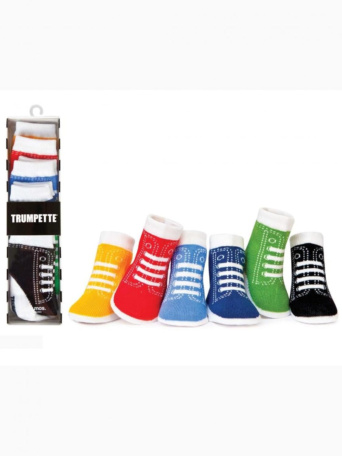 

Trumpette Johnny's High-Top Tennis Shoe Baby Socks (6-Pack)