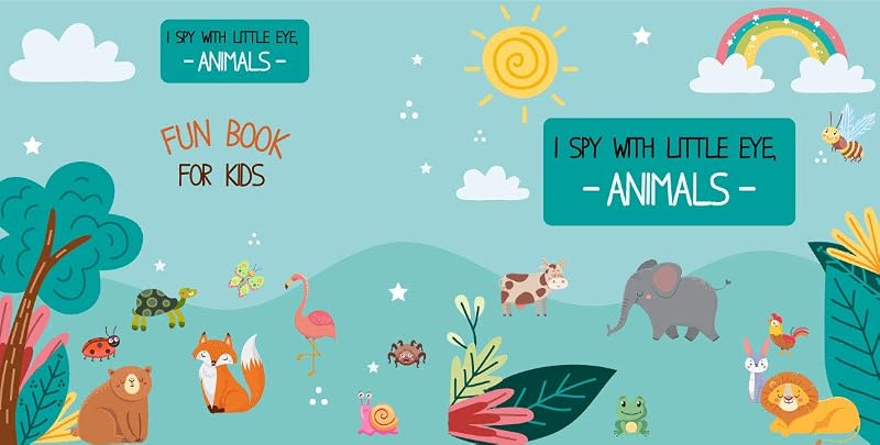 I Spy With My Little Eye - Animals:: A Fun ABC Guessing Book for Toddlers, Game for 2-4 Year Olds by Clever Libros