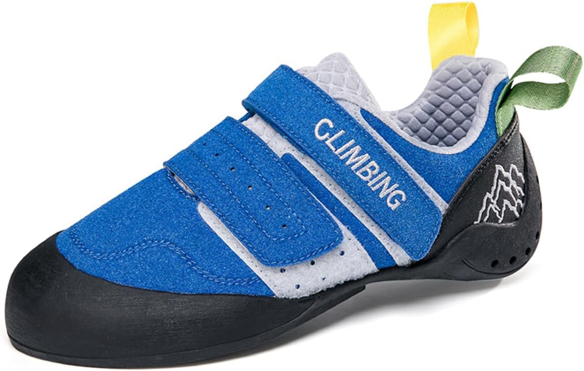 Women Rock Climbing Shoes, Fashion Bouldering Sneakers For Beginners Breathable Non-Slip Ladies Indoor Wall Climbing Sport Footwear_vogvips.com