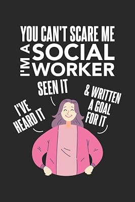 You Can't Scare Me I'm A Social Worker: 120 Pages I 6x9 I Dot Grid