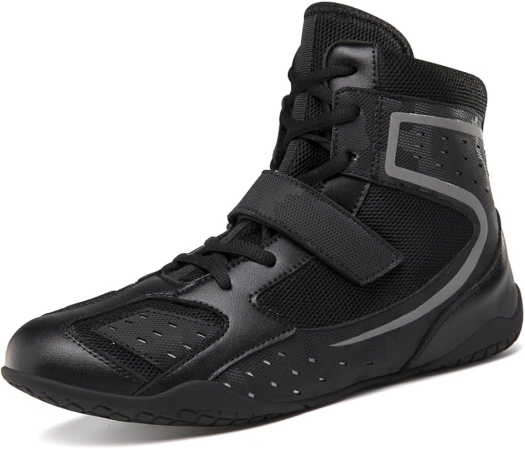 Wrestling Fighting Shoes For Adults Unisex Boxing Fitness Sports Sneakers Youth Boxing Boot Lightweight Mesh Bodybuilding Training Shoes_vogvips.com
