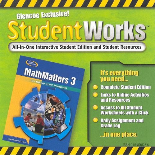 MathMatters 3: An Integrated Program, StudentWorks CD-ROM (NTC: MATH MATTERS) by McGraw-Hill Education