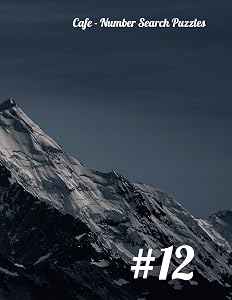 Cafe - Number Search Puzzles #12 (Volume)