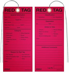 Lean Healthcare 5S Red Tags