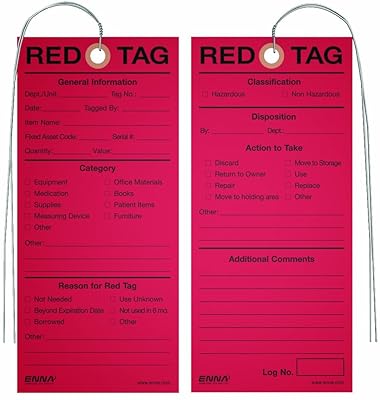 Lean Healthcare 5S Red Tags