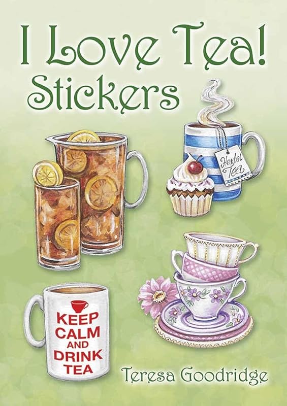 I Love Tea! Stickers by Teresa Goodridge