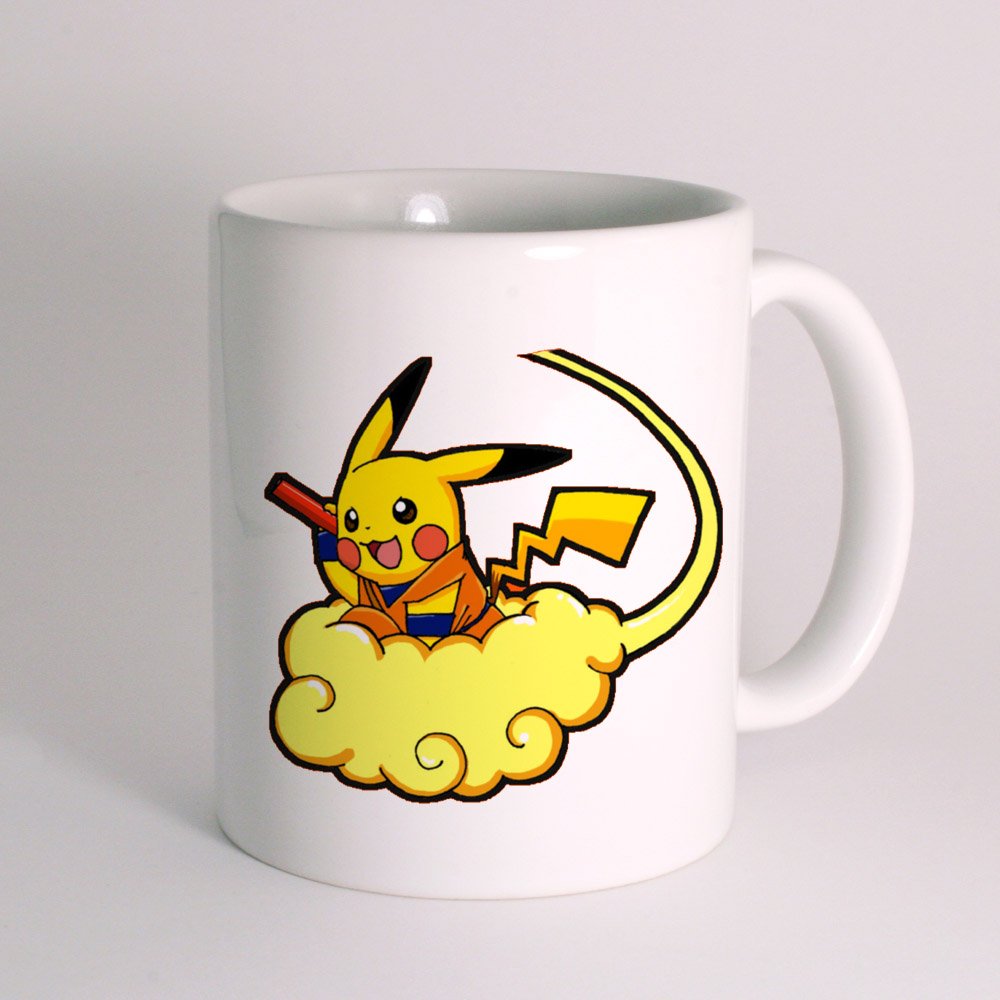 

Pikachu Pokemon Dragon Ball Mug White Mug 10oz
