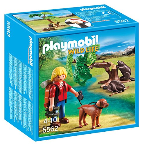 PLAYMOBIL Beavers with Backpacker Building Kit