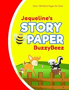 Jaquelines: Story Book | Kids Large Blank Pre-K Primary Draw & Write Storybook Handwriting Paper | Drawing Tale Writing Practice Pages for Girls | Use ... Farm Farmland | Personalized Name Initial X