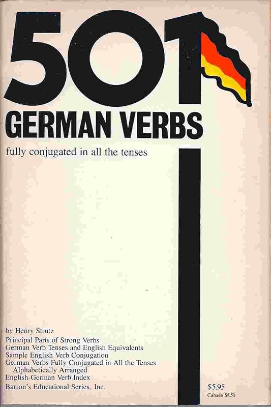 501 German Verbs by Henry Strutz