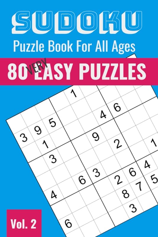 Sudoku Puzzle Book for Purse or Pocket: 80 VERY Easy Puzzles for Everyone (Sudoku Puzzle Books) by Katherine Brown