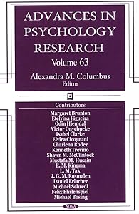 Advances in Psychology Research by Alexandra Columbus