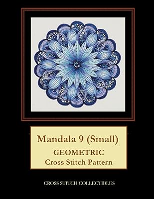Mandala 9 (Small): Geometric Cross Stitch Pattern