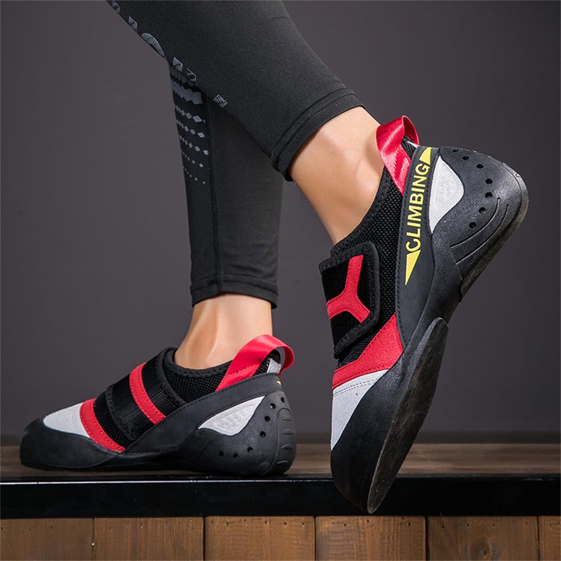 Rock Climbing Shoes For Men Women Slip-Resistant Breathable Indoor Outdoor Bouldering Sport Gym Shoes_vogvips.com