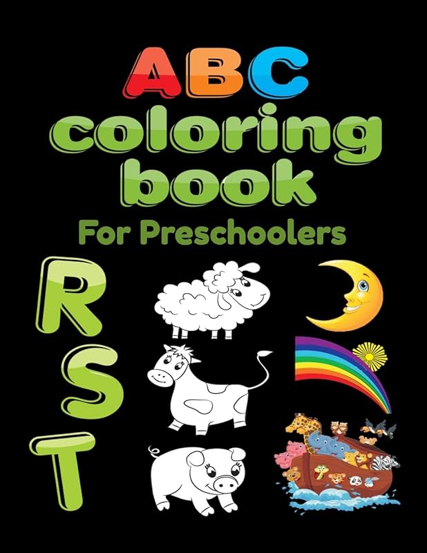ABC Coloring Book For Preschoolers: Big Preschool Workbook abc coloring book for kids, Ages 3 - 5, Colors, Shapes, Numbers 1-10, Alphabet, Pre-Writing, Pre-Reading, Phonics, by ABC Letter Coloring Book Publishing