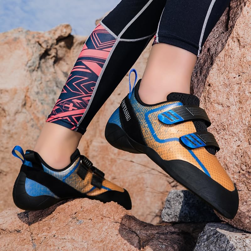 Rock Climbing Shoes For Men & Women Bouldering Shoes For Indoor Outdoor Climbing Slip-Resistant Lightweight_vogvips.com