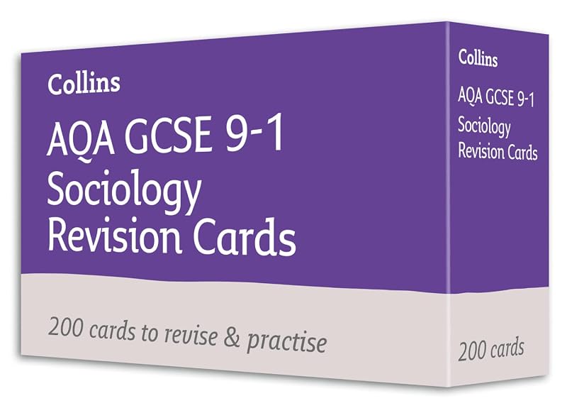AQA GCSE 9-1 Sociology Revision Cards: Ideal for home learning, 2022 and 2023 exams (Collins GCSE Grade 9-1 Revision) by Collins GCSE