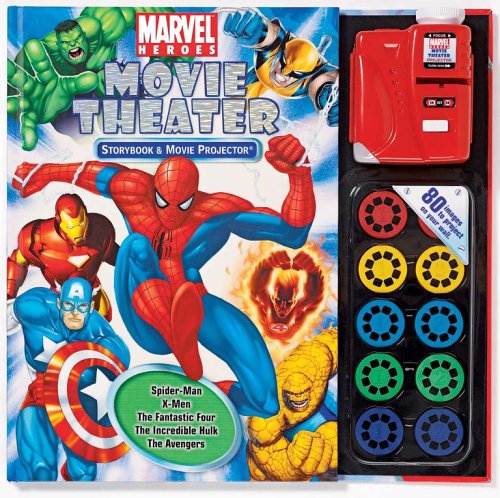 Marvel Heroes Storybook and Movie Theater by Michael Teitelbaum