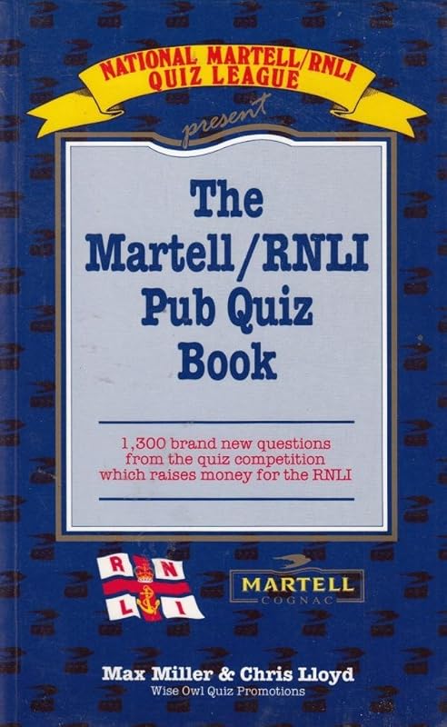 The Martell/RNLI Pub Quiz Book by Max Miller