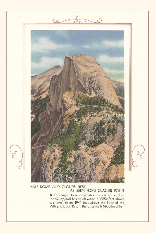The Vintage Journal Half Dome and Clouds' Rest, Yosemite (Pocket Sized - Found Image Press Journals) by Found Image Press