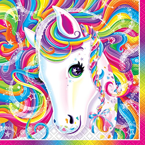 Rainbow Majesty by Lisa Frank Beverage Napkins, 16ct