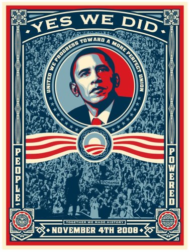 Obama image by Shepard Fairey