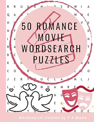 50 Romance Movie Wordseach Puzzles