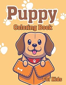 Puppy Coloring Book For Kids by Meherima Printing Press