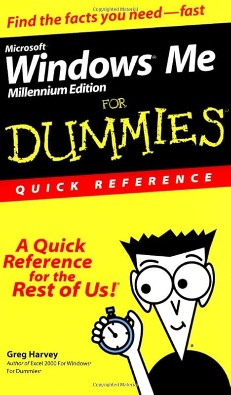 Windows Me For Dummies Quick Ref by Greg Harvey