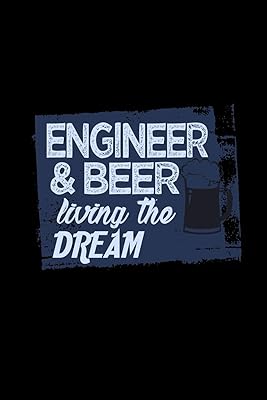 Engineer & beer living the dream: 110 Game Sheets - 660 Tic-Tac-Toe Blank Games | Soft Cover Book for Kids | Traveling & Summer Vacations | 6 x 9 in | ... x 22.86 cm | Single Player | Funny Great Gift