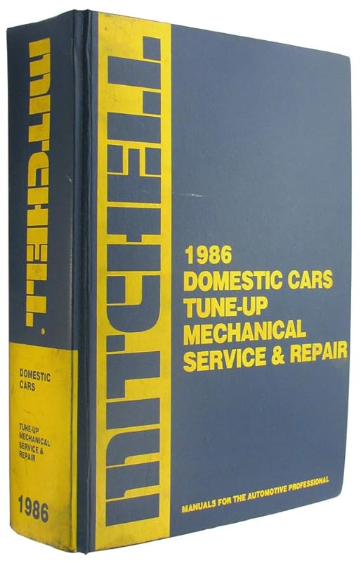 1986 Mitchell Domestic Cars Tune-Up Mechanical Service & Repair by unknown author