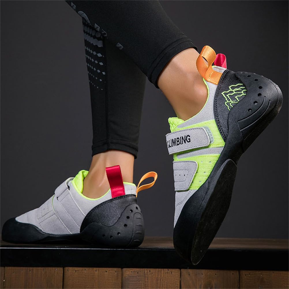 Mens Womens Youth Rock Climbing Shoes Slip On Bouldering Gym Sports Trainers Lightweight Professional Beginners Climbing Sneakers_vogvips.com
