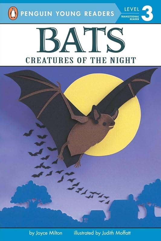 Bats - Creatures of the Night (All Aboard Reading: Level 3: Grades 1-3) by Joyce Milton