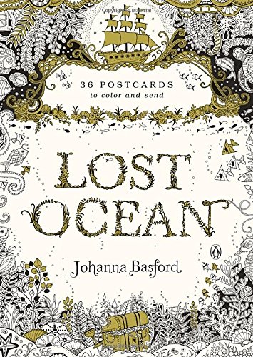 Lost Ocean: 36 Postcards by Johanna Basford