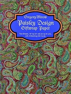 Paisley Design Giftwrap Paper by Gregory Mirow