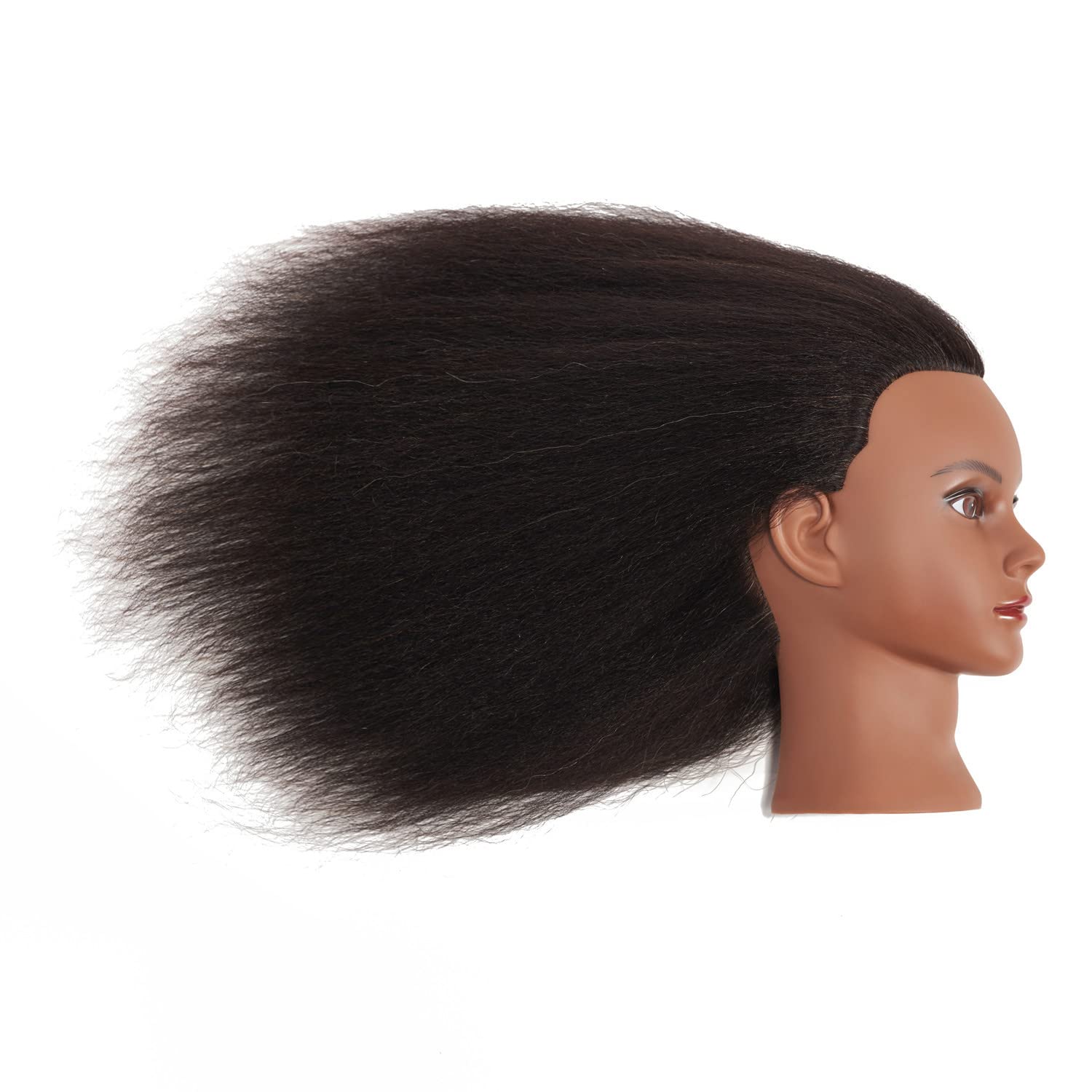 Frisierkopf Mit 100% Echthaar Für Friseurtraining Und Styling_voghion.com