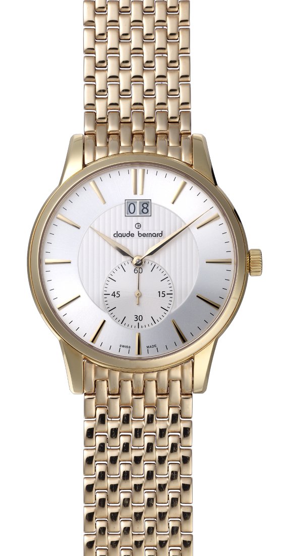 Claude Bernard Men 64005 37RM AIR Classic Gents Rose Gold PVD Stainless ...