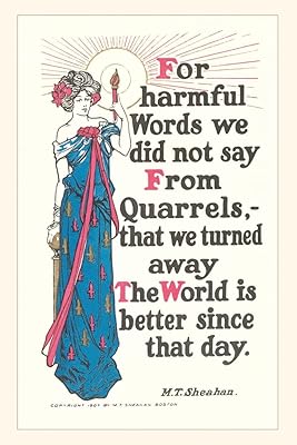 Vintage Journal Don't Quarrel (Pocket Sized - Found Image Press Journals)