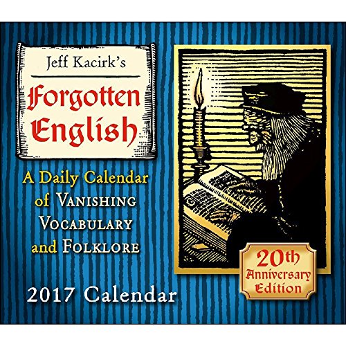 Forgotten English 2017 Daily Desk Boxed Calendar