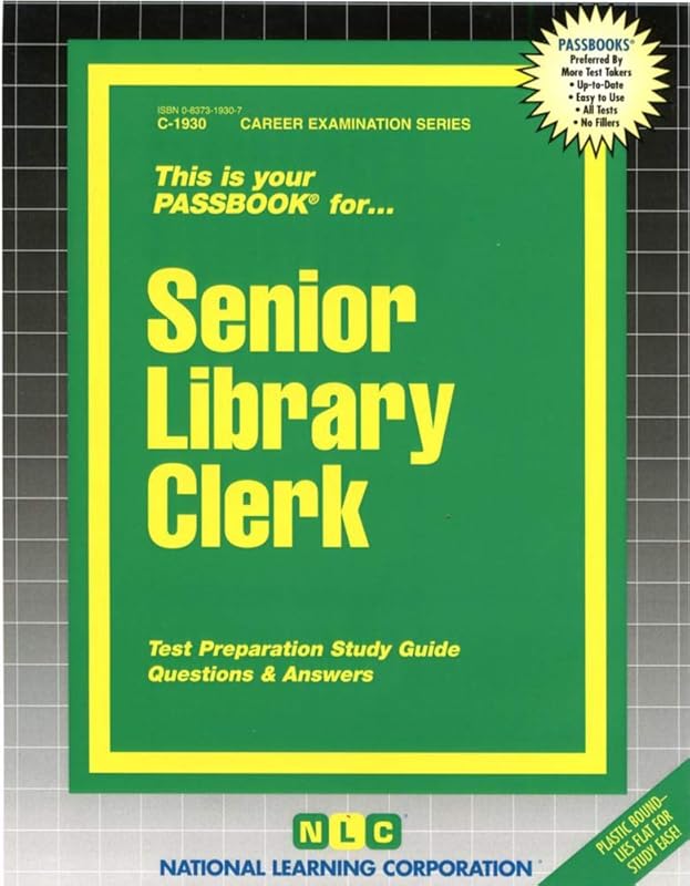Senior Library Clerk (Career Examination Series) by National Learning Corporation