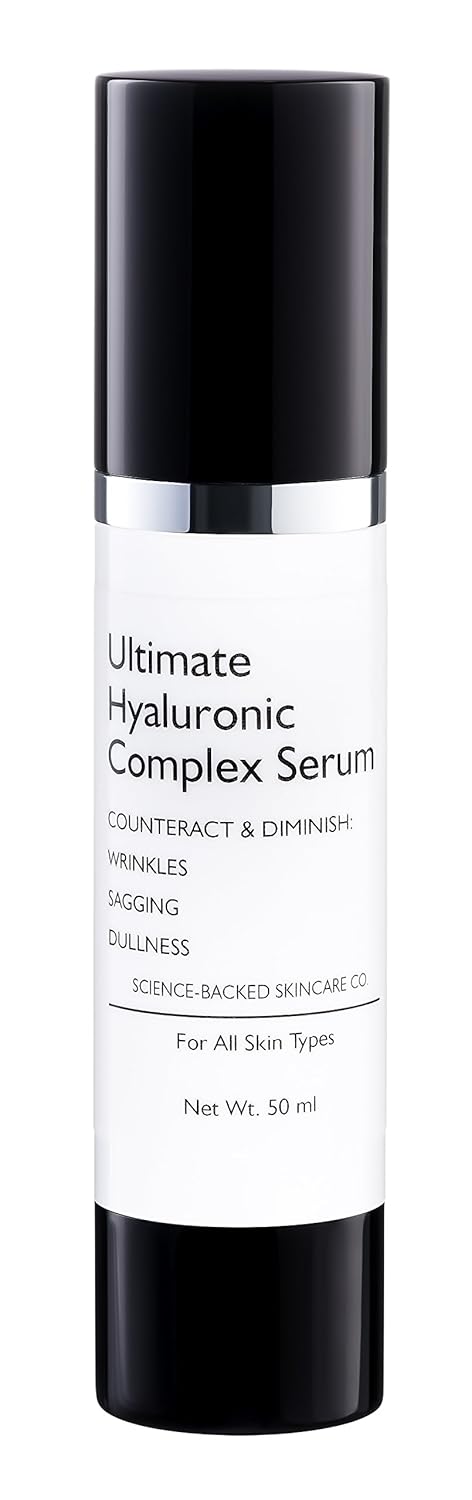 

RegenFX Ultimate Hyaluronic Acid Serum - with Vitamin C, A, D, E - Clinical Strength -Anti Aging Serum & Anti Wrinkle Moisturizer. Designed To Fill Facial Fine Lines & Wrinkles Counteract & Diminish Sagging, Dullness. Anti Aging Skin Care - Face Serum -