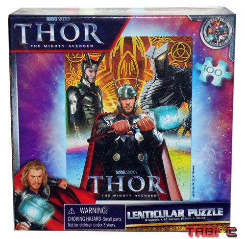 Thor The Mighty Avenger 100 Piece Lenticular Puzzle (9