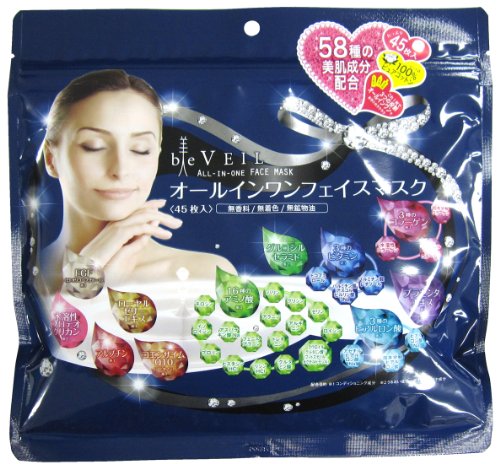 美ベール オールインワンフェイスマスク 45枚入