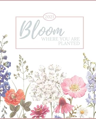 2021 Garden Thriving in Motherhood Hourly Planner