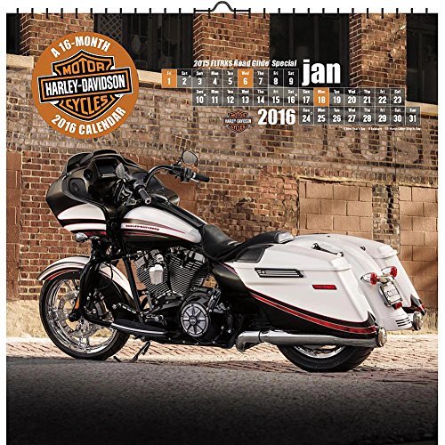 Harley-Davidson 2016 Art Wall Calendar by Trends International