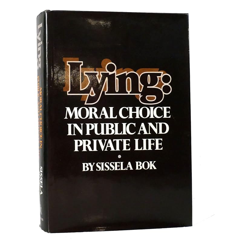 LYING by Sissela Bok