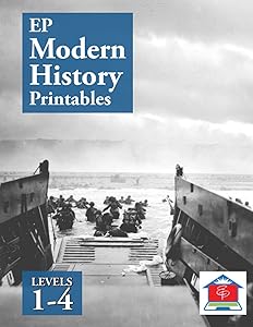 EP Modern History Printables: Levels 1-4: Part of the Easy Peasy All-in-One Homeschool by Elizabeth Mogg