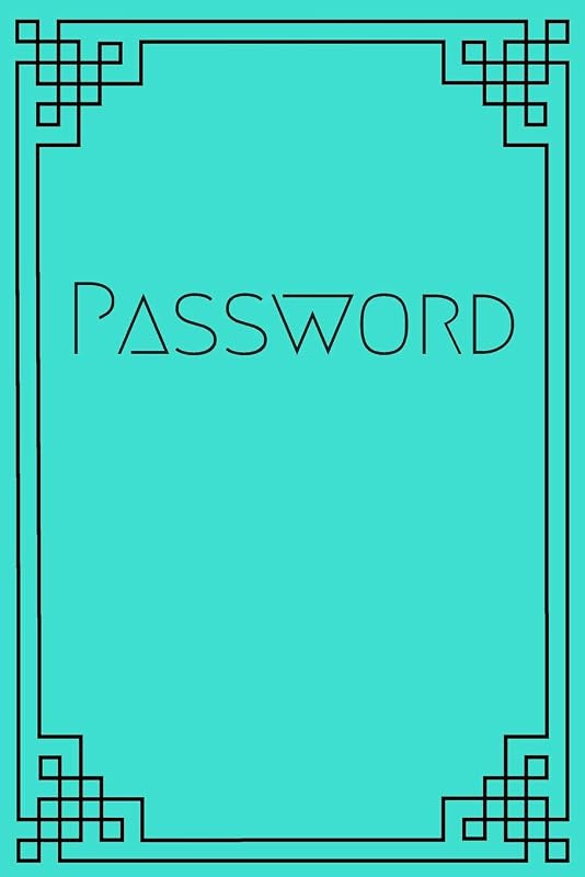 Turquoise Password Journal: A Password Journal and Logbook for Remembering Passwords by Sally Blake